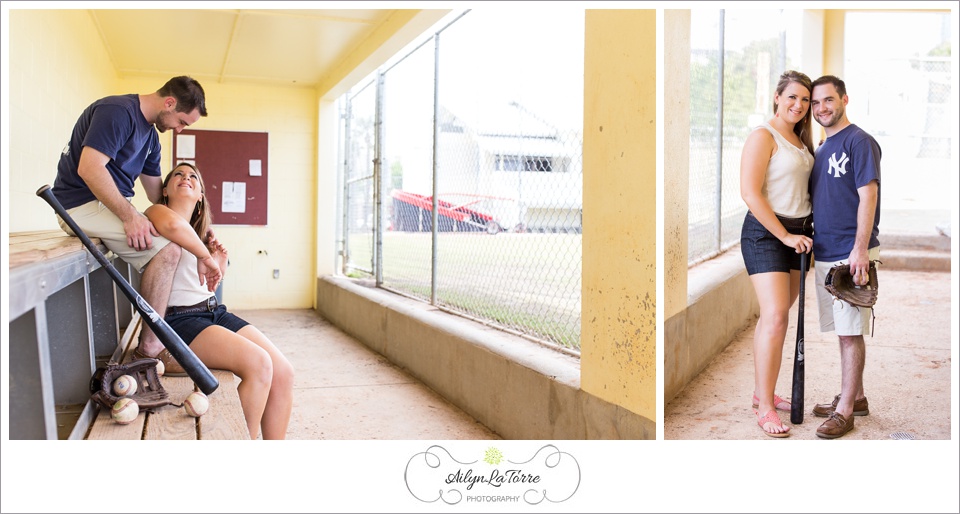 Baseball Engagement Photos|  Ailyn La Torre Photography © 2014