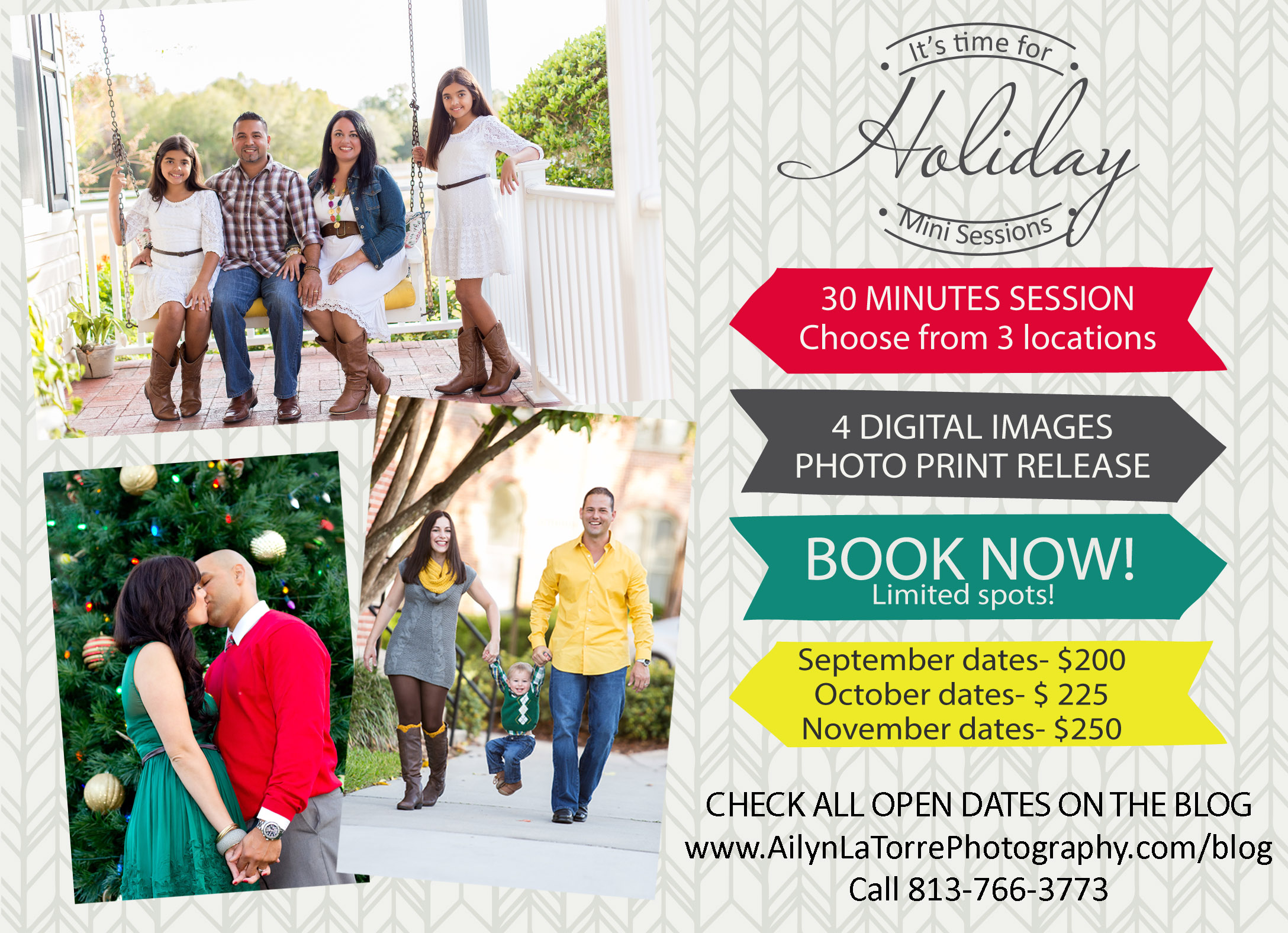 Holiday Mini Sessions 2014 | © Ailyn La Torre Photography 2014